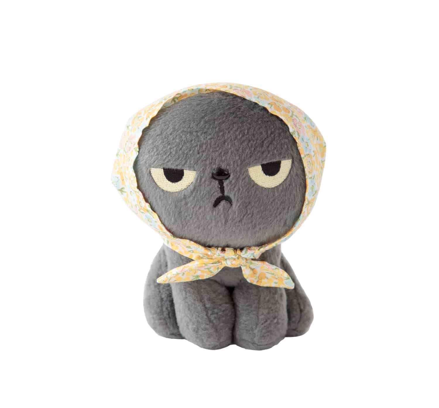 花柄スカーフぬいぐるみ アングリーマチコフラワー Angry Machiko Flower イエロー