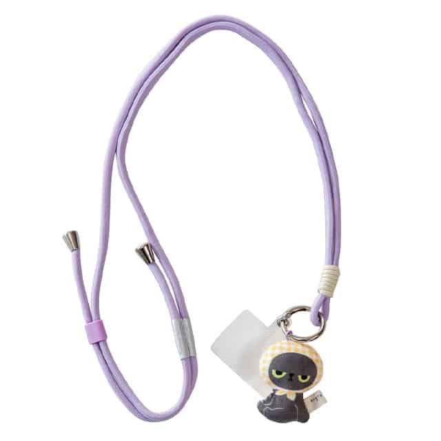 モバイルストラップ アングリーマチコトラベル Angry Machiko Travel パープル