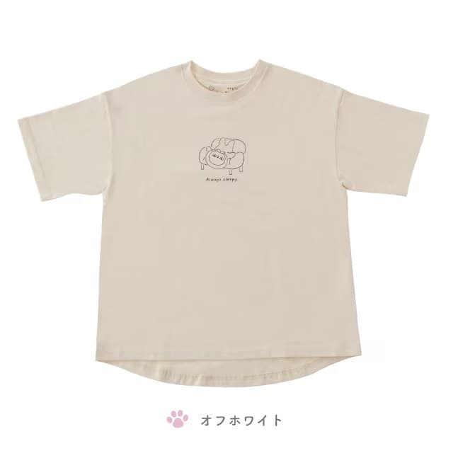 マチコさんイラストTシャツ アングリーマチコ Angry Machiko 真知子 オフホワイト