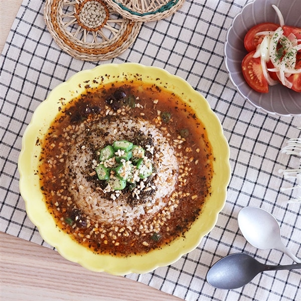 大皿 菊三彩 きくさんさい