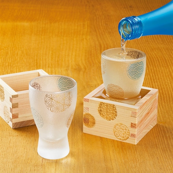 プレミアム丸紋枡酒グラス