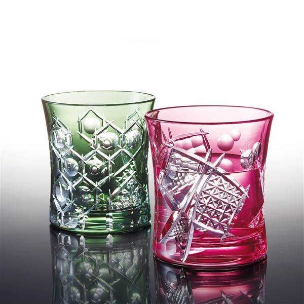 八千代切子 タンブラー 小槌柄