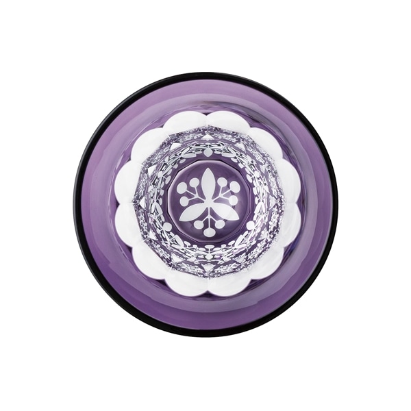 八千代切子 杯 南天柄