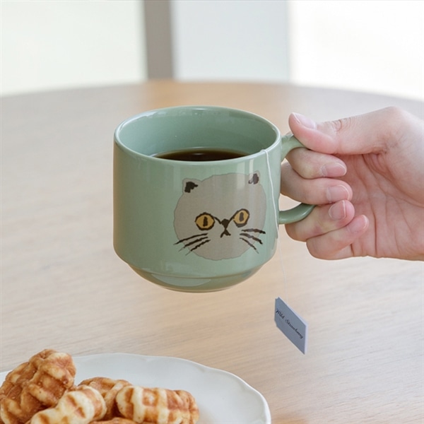 マグ I LOVE CAT! アイラブキャット！(ピンク)｜ 晴MUSUBI｜福岡PARCO