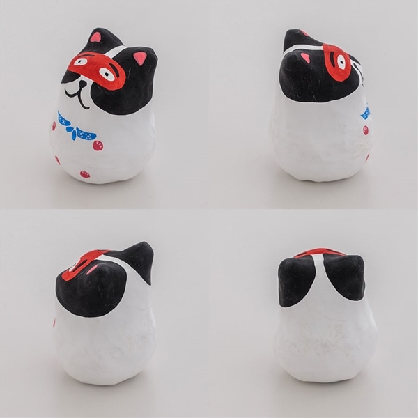 型染めタペストリー　招福張子犬尽くし　麻100％ 日本製 開運招福 張子犬 犬張子の通販 | iichi 日々の暮らしを心地よくするハンドメイド