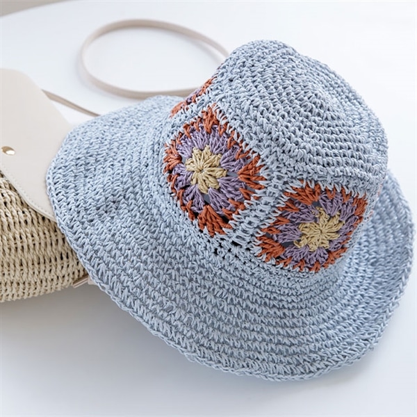 フラワーバケットハット Crochette クロシェット(オフホワイト