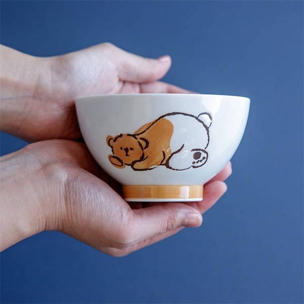 茶碗 醤油くま