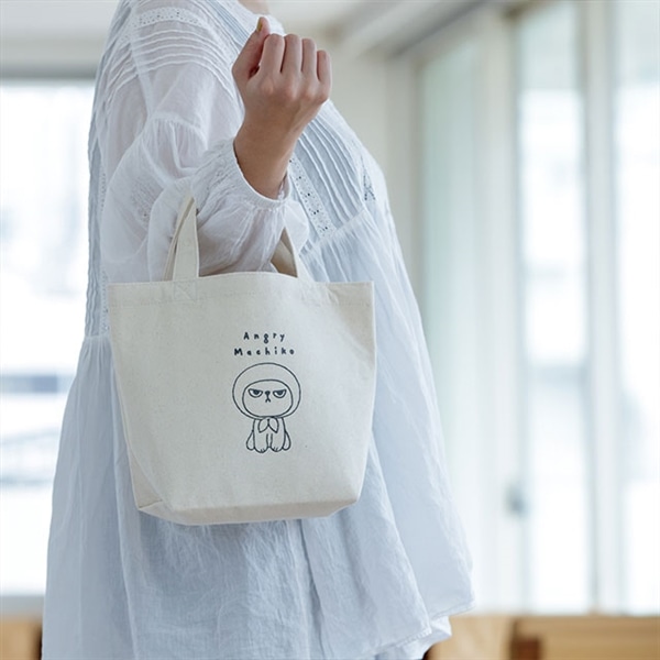トートバッグ アングリーマチコ(オフホワイト)｜ 晴MUSUBI｜福岡PARCO