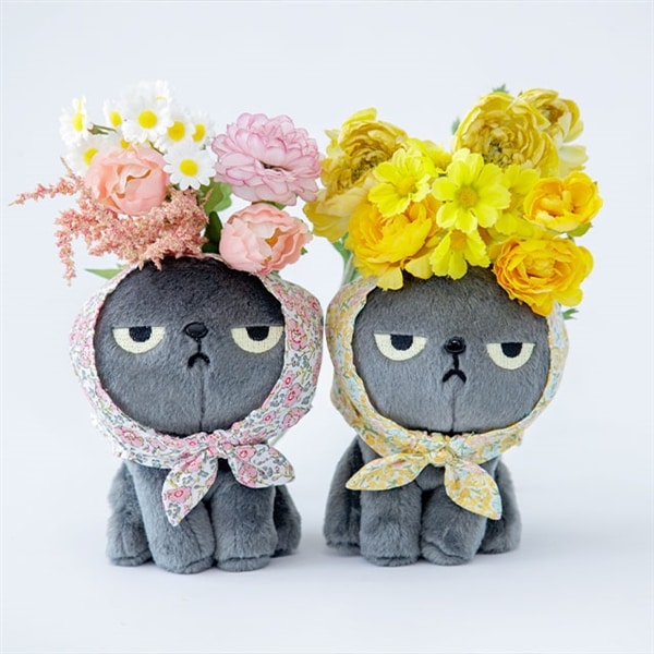 花柄スカーフぬいぐるみ アングリーマチコフラワー Angry Machiko Flower