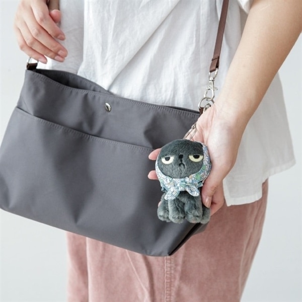 花柄スカーフキーホルダー アングリーマチコフラワー Angry Machiko Flower