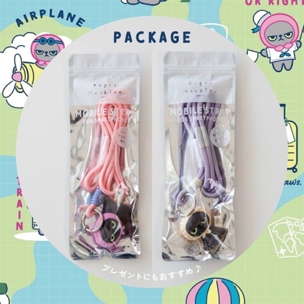 モバイルストラップ アングリーマチコトラベル Angry Machiko Travel
