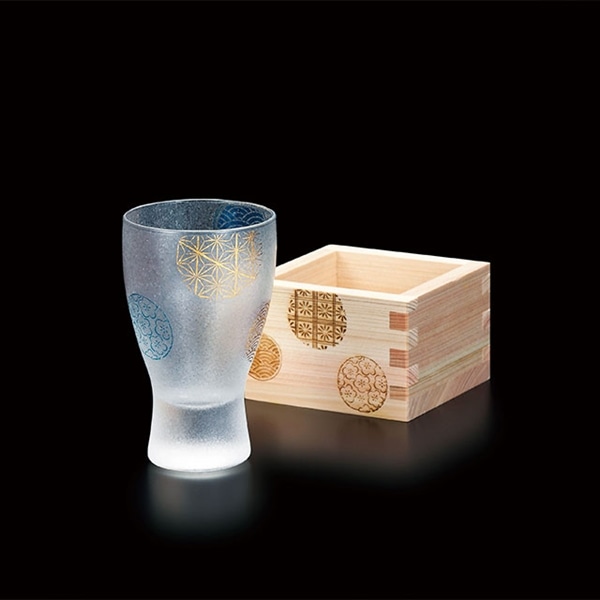 プレミアム丸紋枡酒グラス