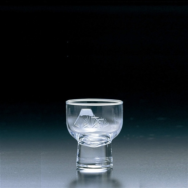 切子杯 松と富士切子