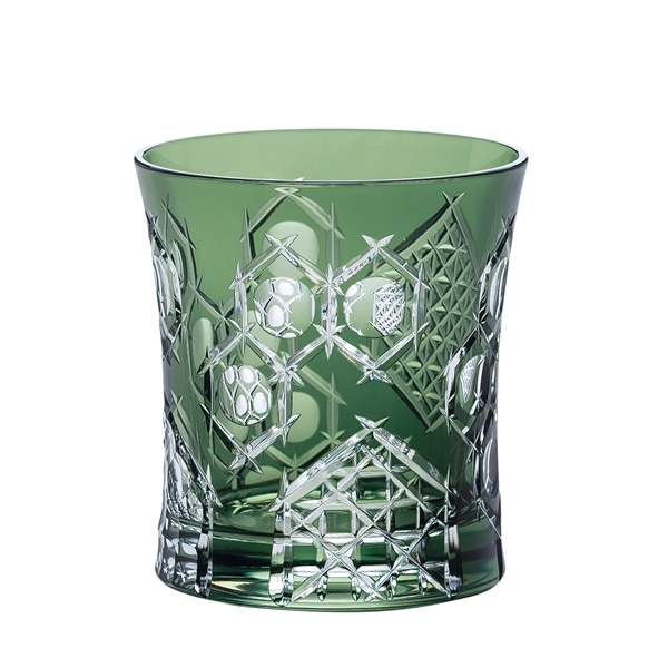 八千代切子 タンブラー 亀甲柄