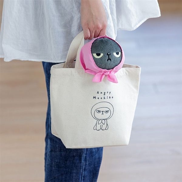 トートバッグ アングリーマチコ(オフホワイト)｜ 晴MUSUBI｜福岡PARCO