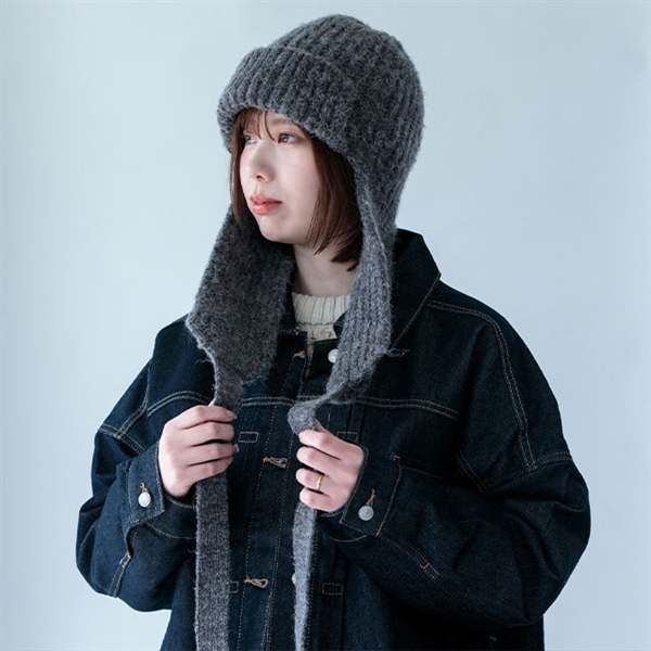 耳当てつきマフラーニット帽 Penelope ペネロペ