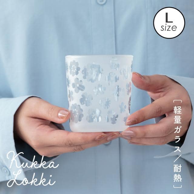 グラスL　Kukka Lokki クッカロッキ ハナ