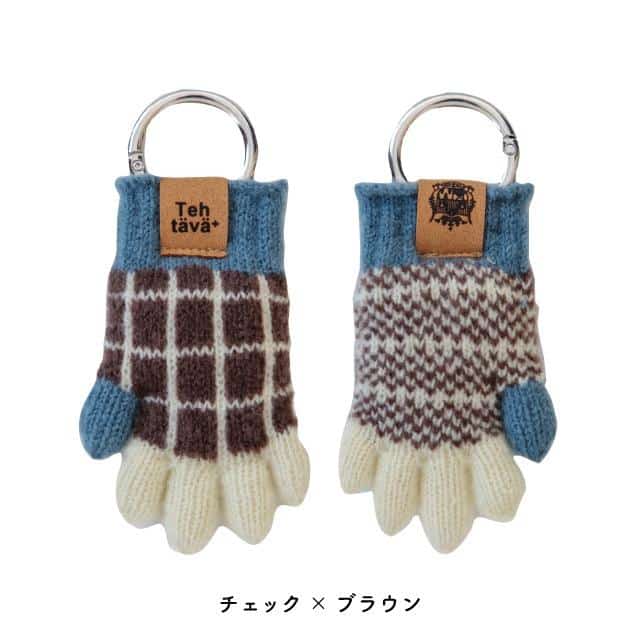 チェック ブラウン