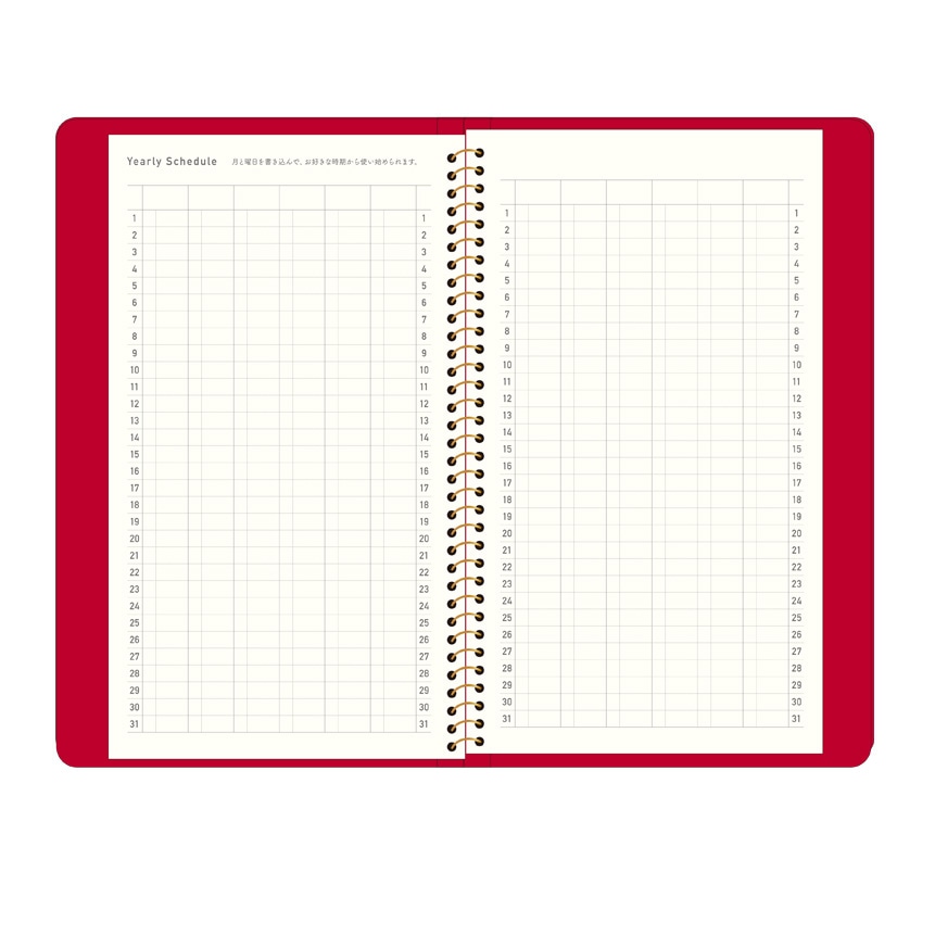 PARCO劇場オリジナルグッズ［観劇ノート］赤 赤