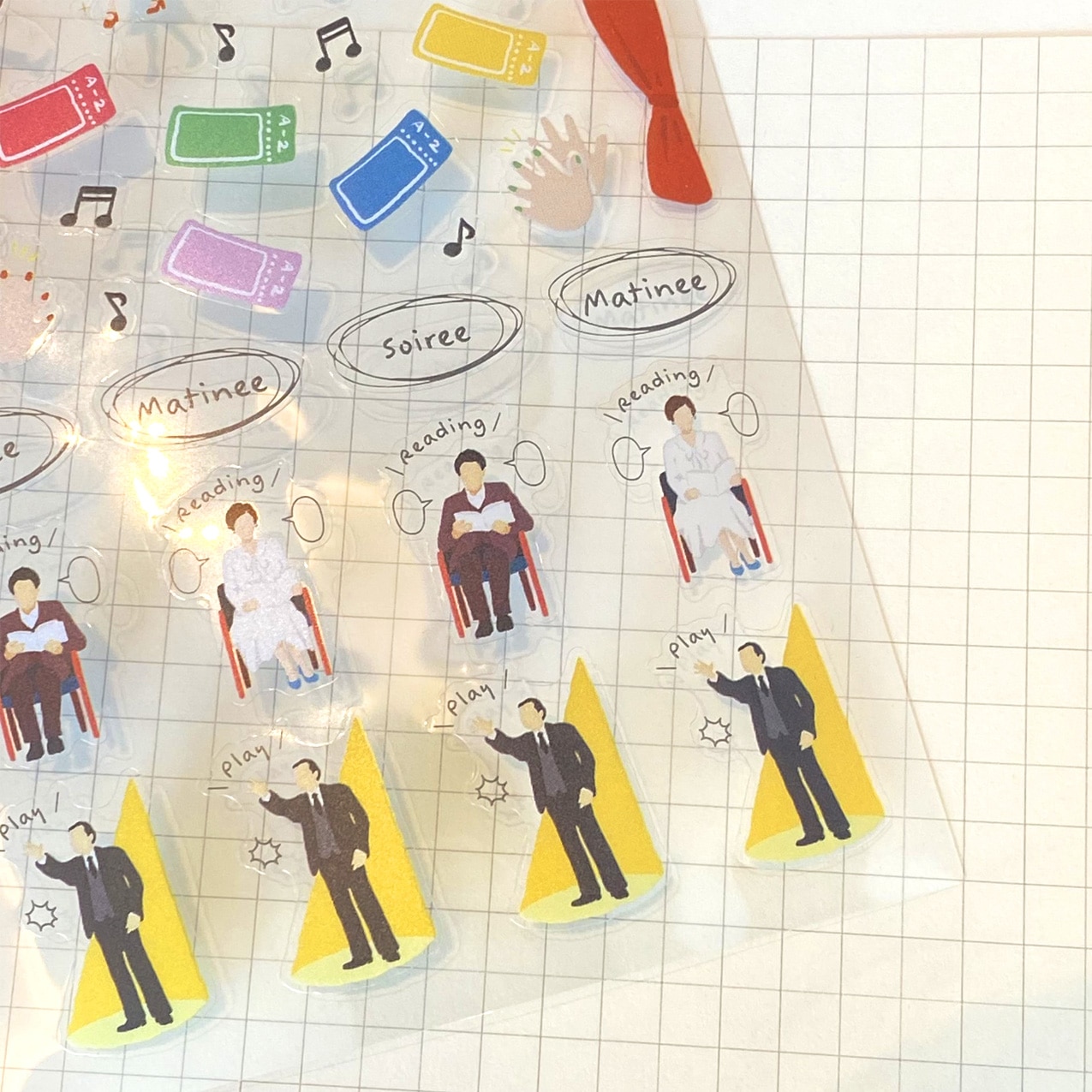 PARCO劇場オリジナルグッズ［デコレーションシール・イラスト］