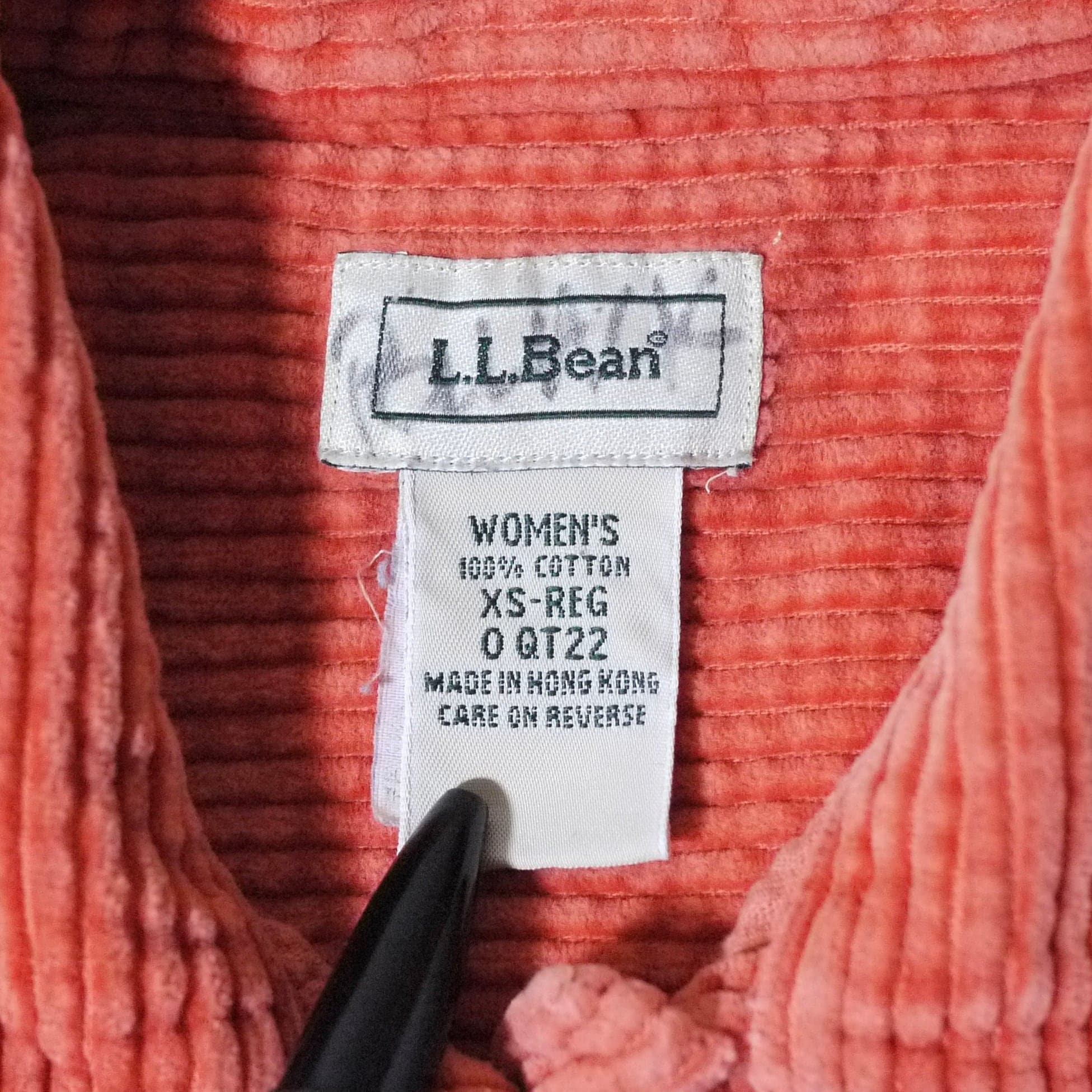L.L.Bean Corduroy Shirt SizeXS(Womens)｜ HOLIDAY WORKS｜pop-up