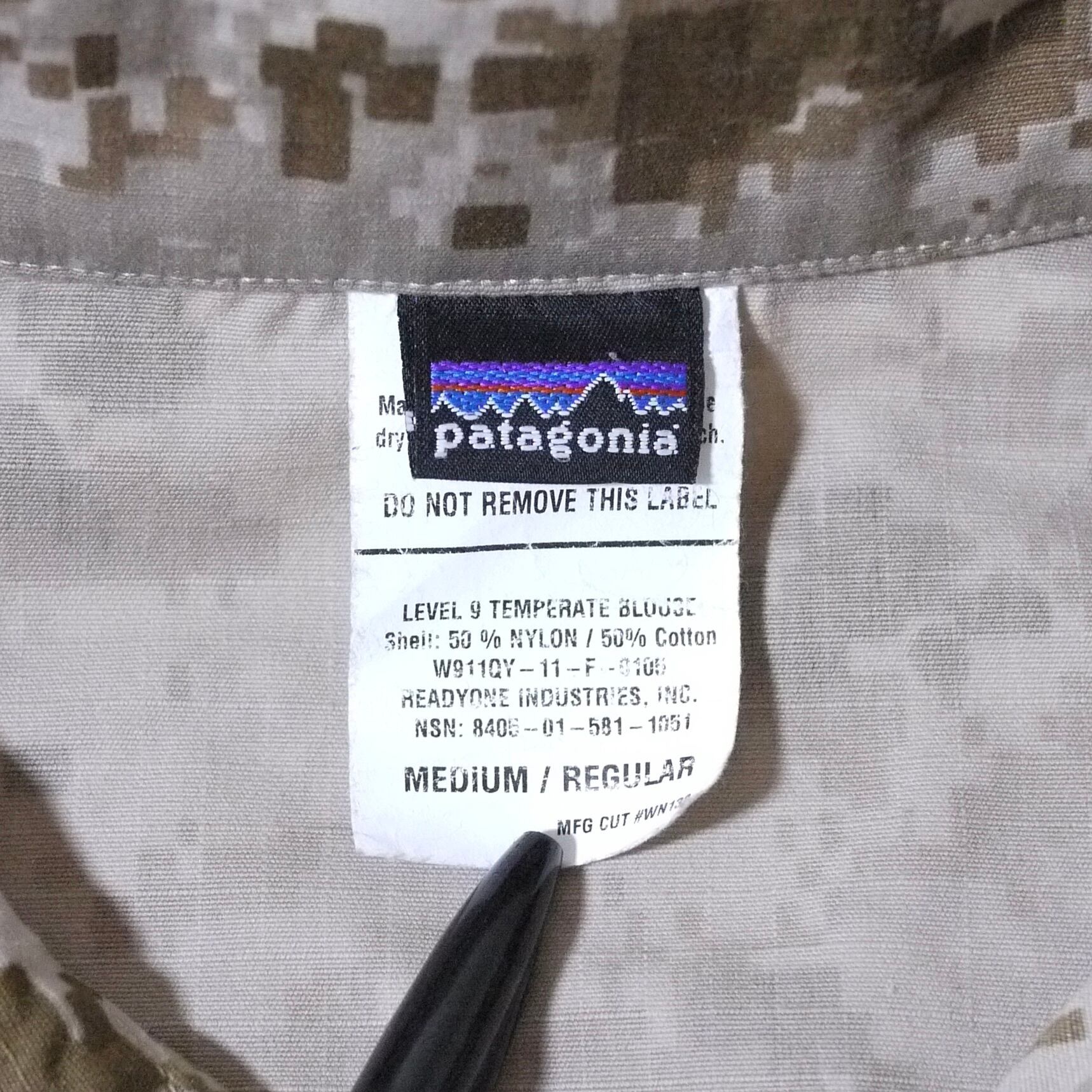 patagonia LEVEL9 TEMPERATE BLOUSE SizeM-R| HOLIDAY WORKS patagonia LEVEL9 TEMPERATE BLOUSE SizeM-R| HOLIDAY WORKS
