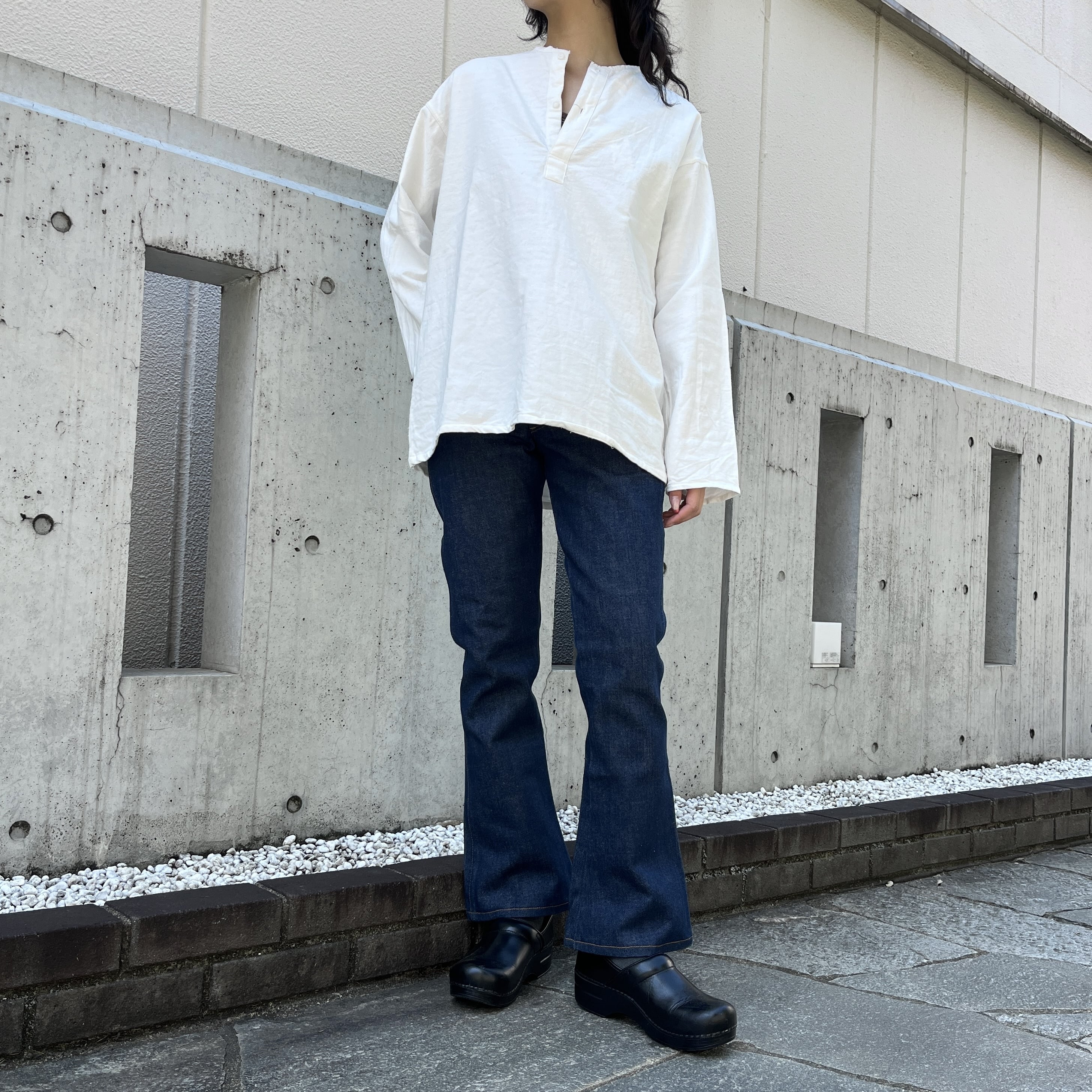 ELY 1970's Flare denim pants W28 "Dead Stock"