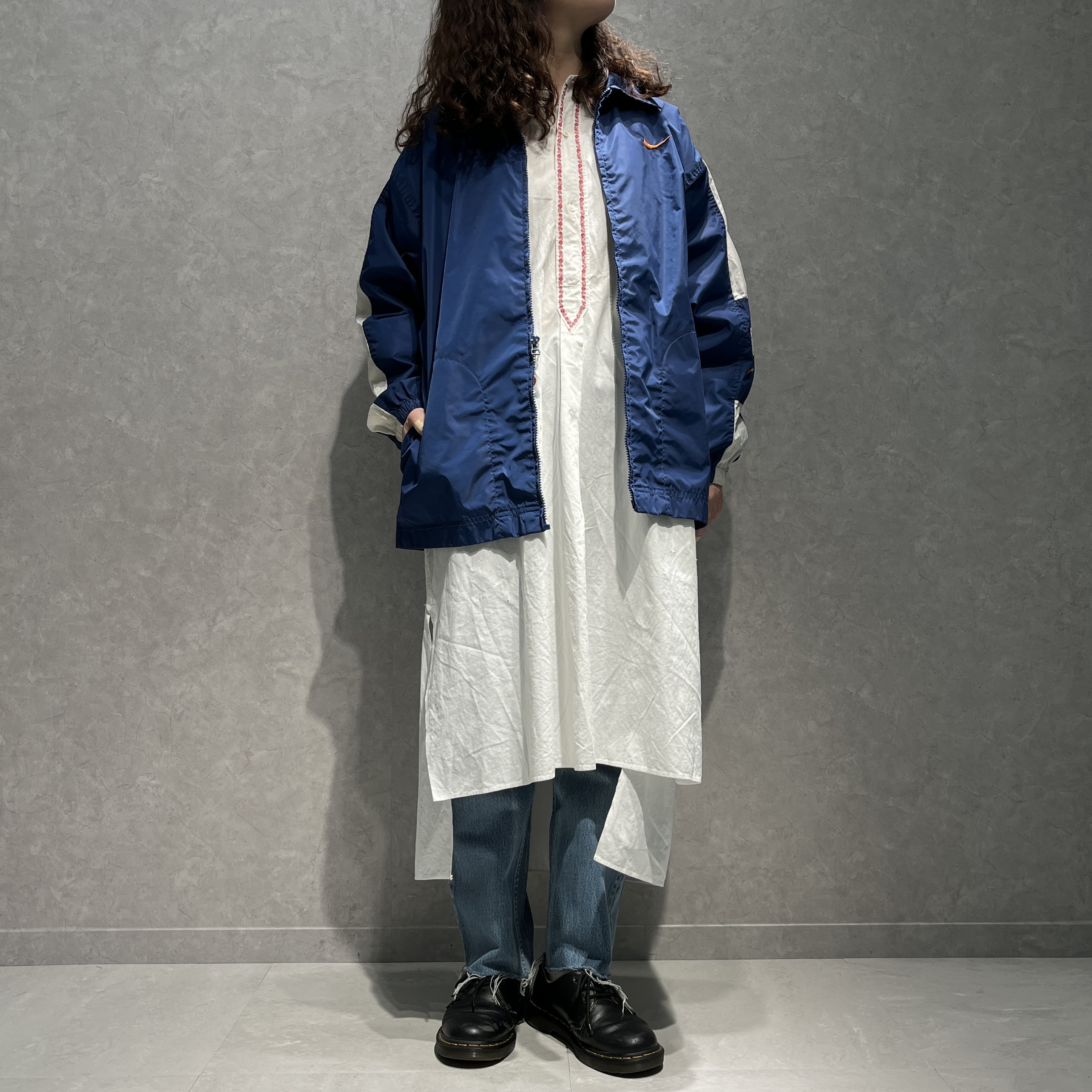 NIKE 1990's Nylon jacket SizeL(Kids)