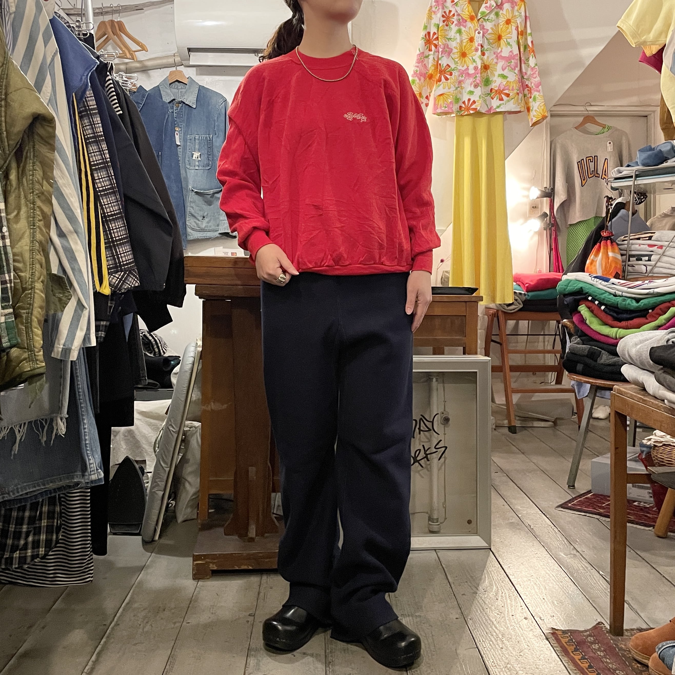 Champion 1980's REVERSE WEAVE Pants SizeL(Ladies) "LANDS' END"