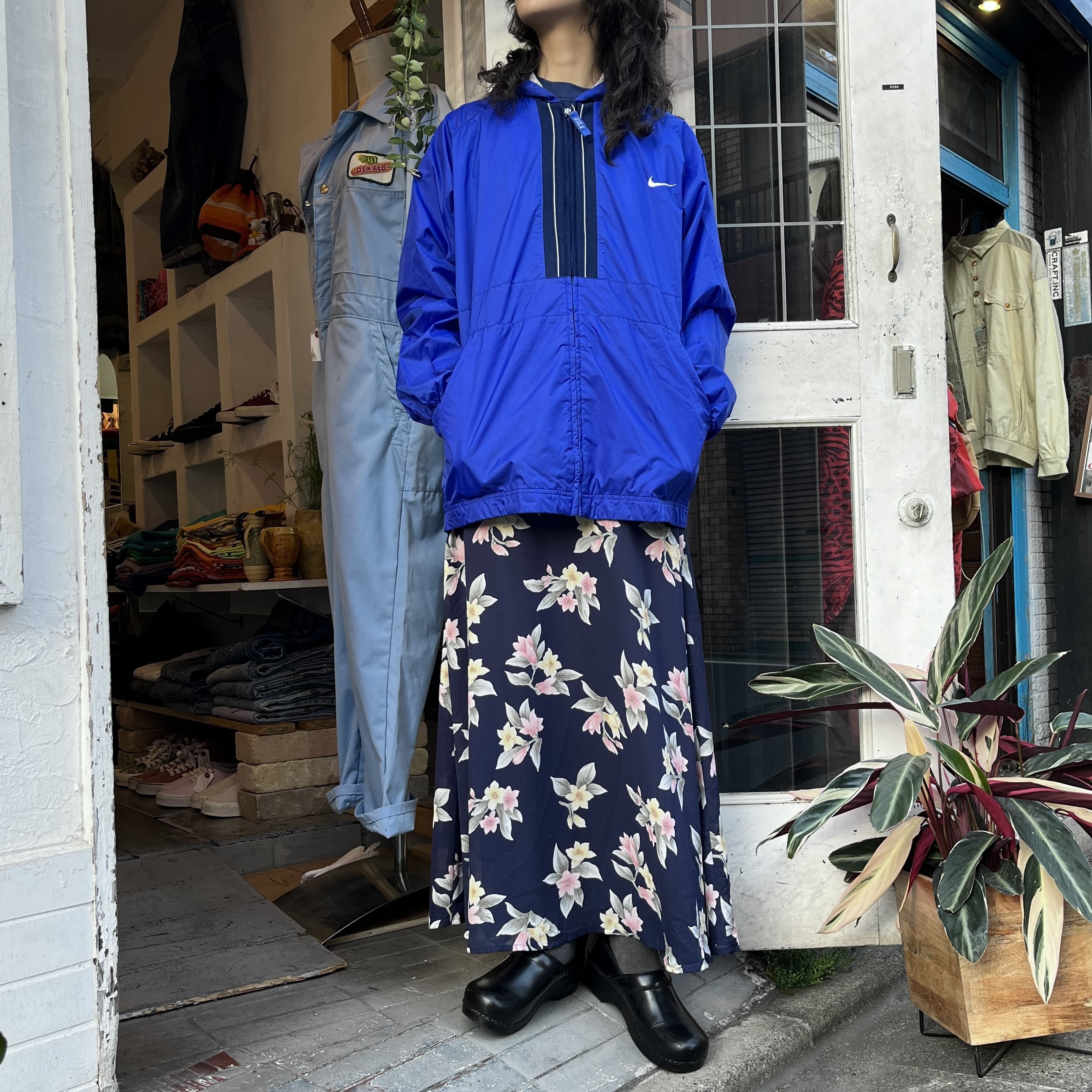 NIKE 1990's Nylon jacket SizeXL(Kids)