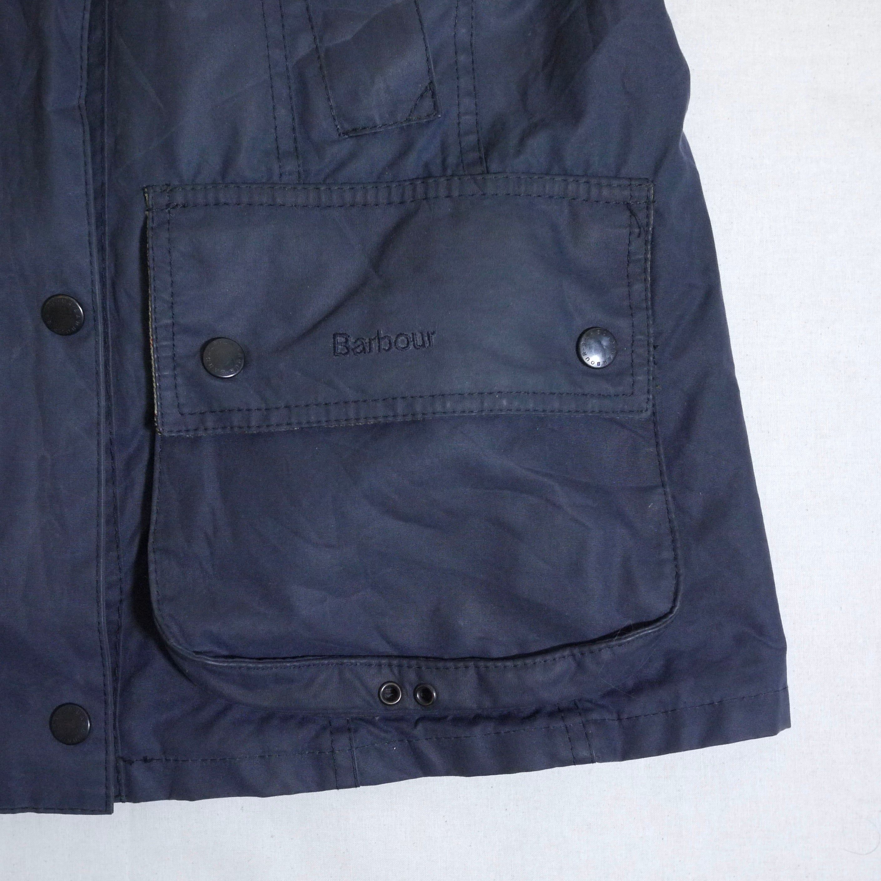 Barbour Beadnell Waxed cotton jacket Size8