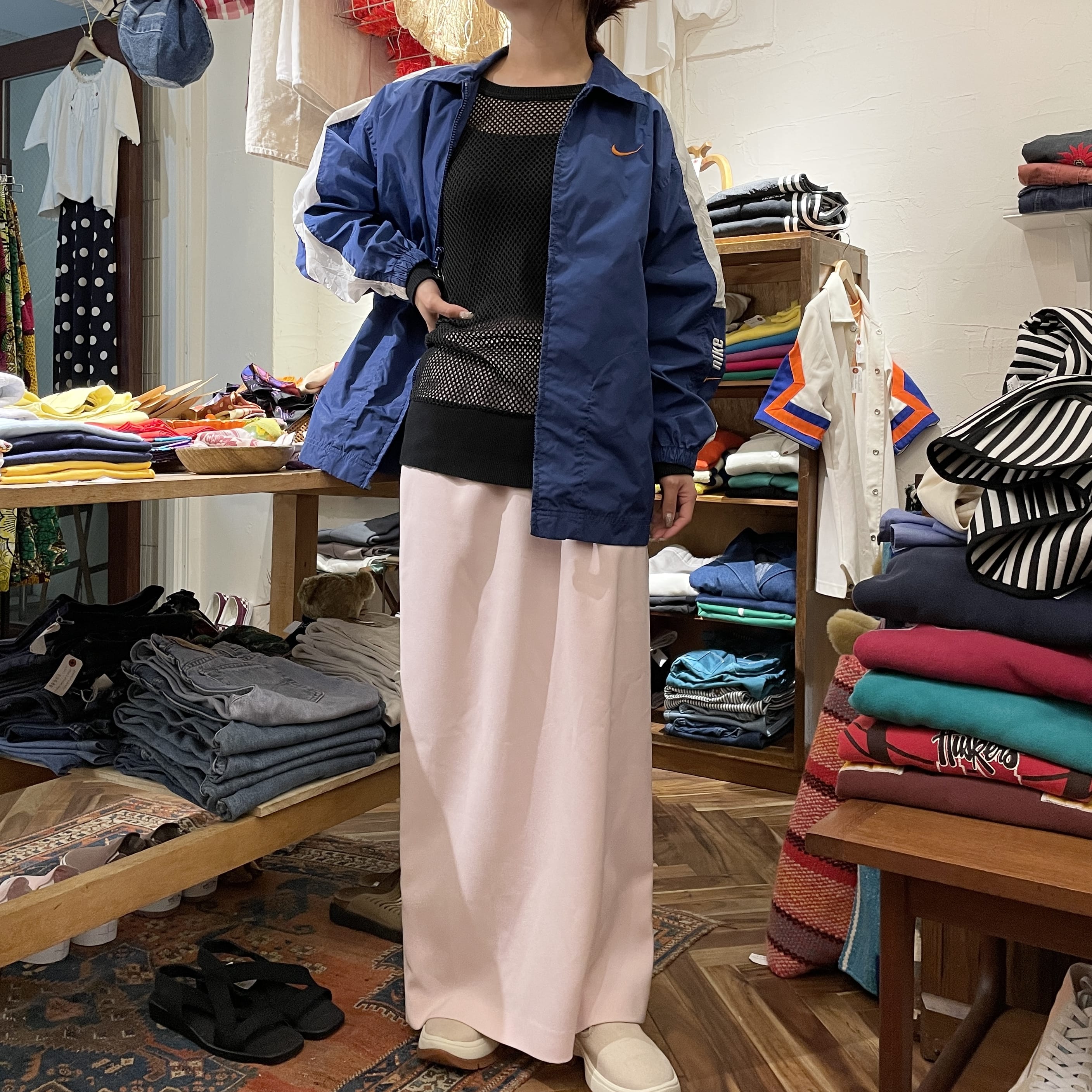 NIKE 1990's Nylon jacket SizeL(Kids)｜ HOLIDAY WORKS｜pop-up