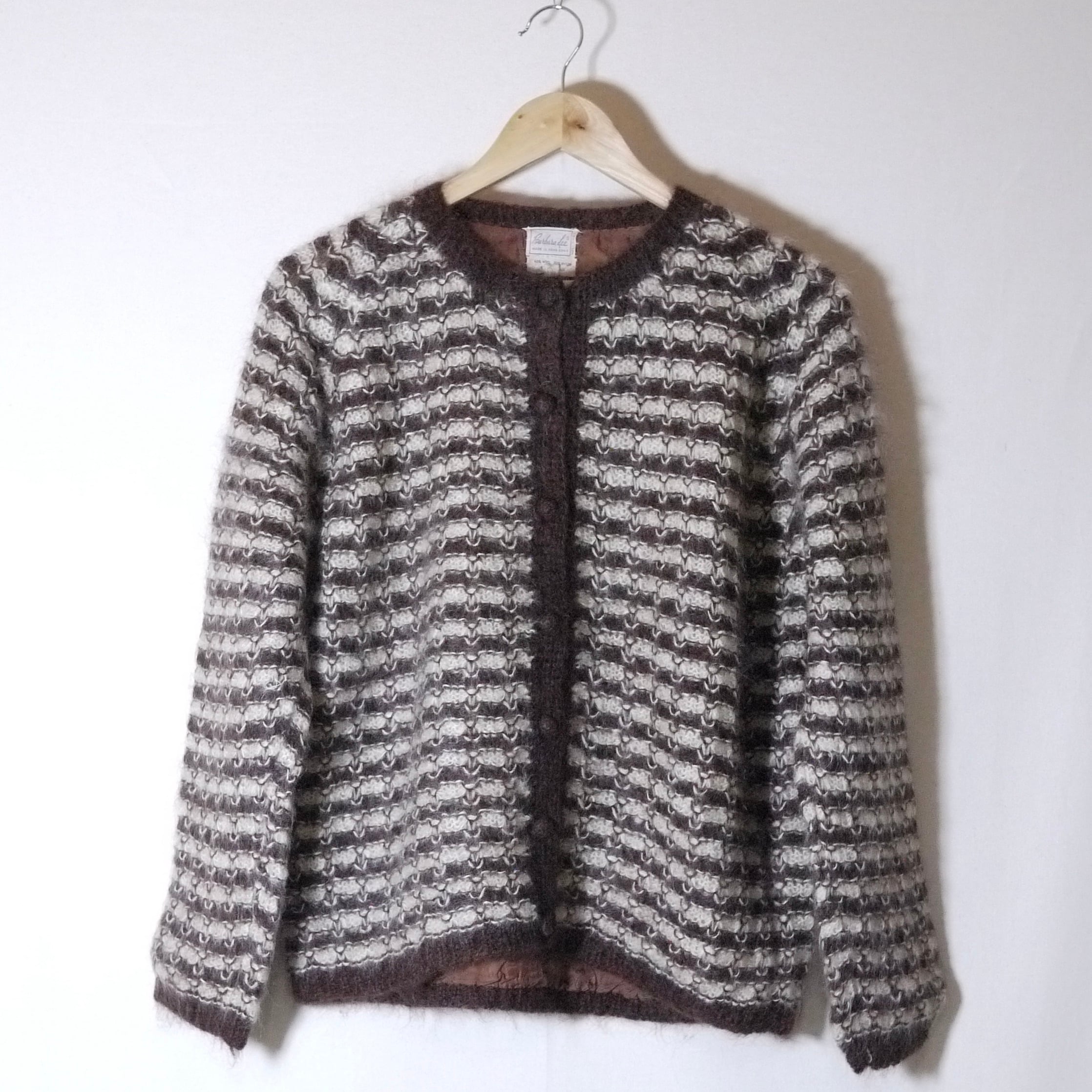 PLESIC/KANOKO CARDBOARD CARDIGAN - OLV/L - カーディガン