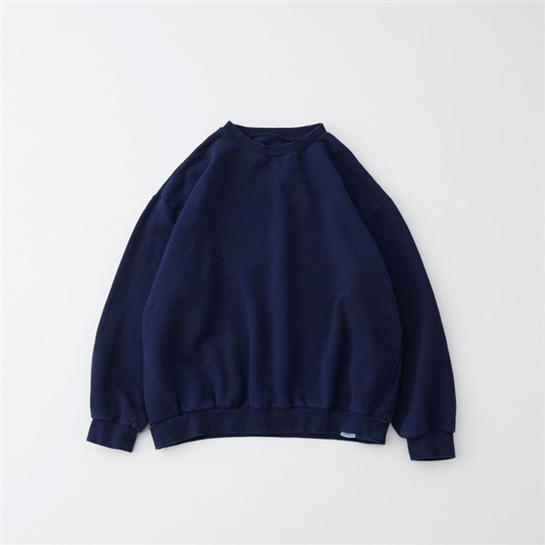 UpcycleLino】BASIC 裏毛天然染めビッグスウェット(1 INDIGO)｜ nest