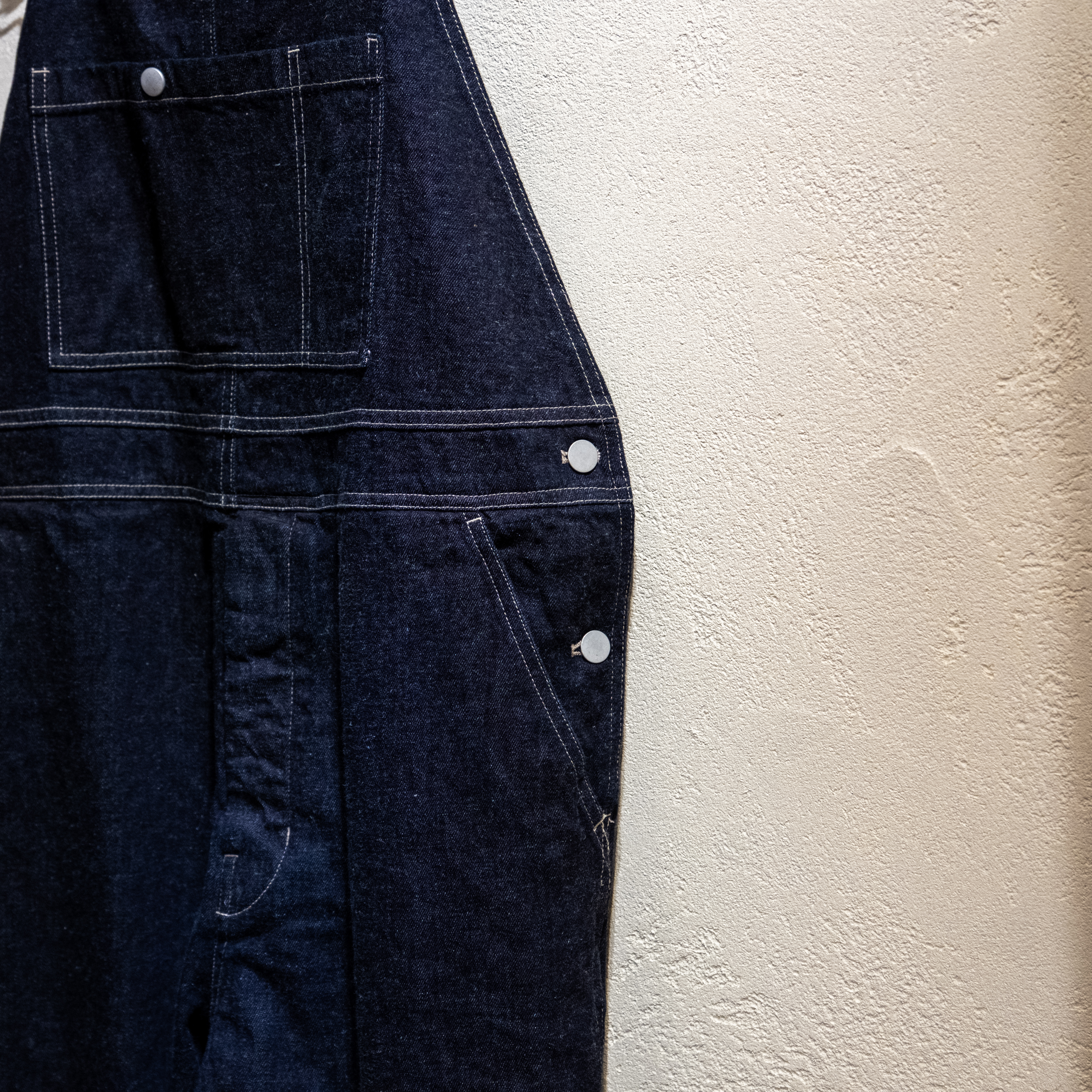 【UpcycleLino】BASIC デニムオーバーオール INDIGO 1