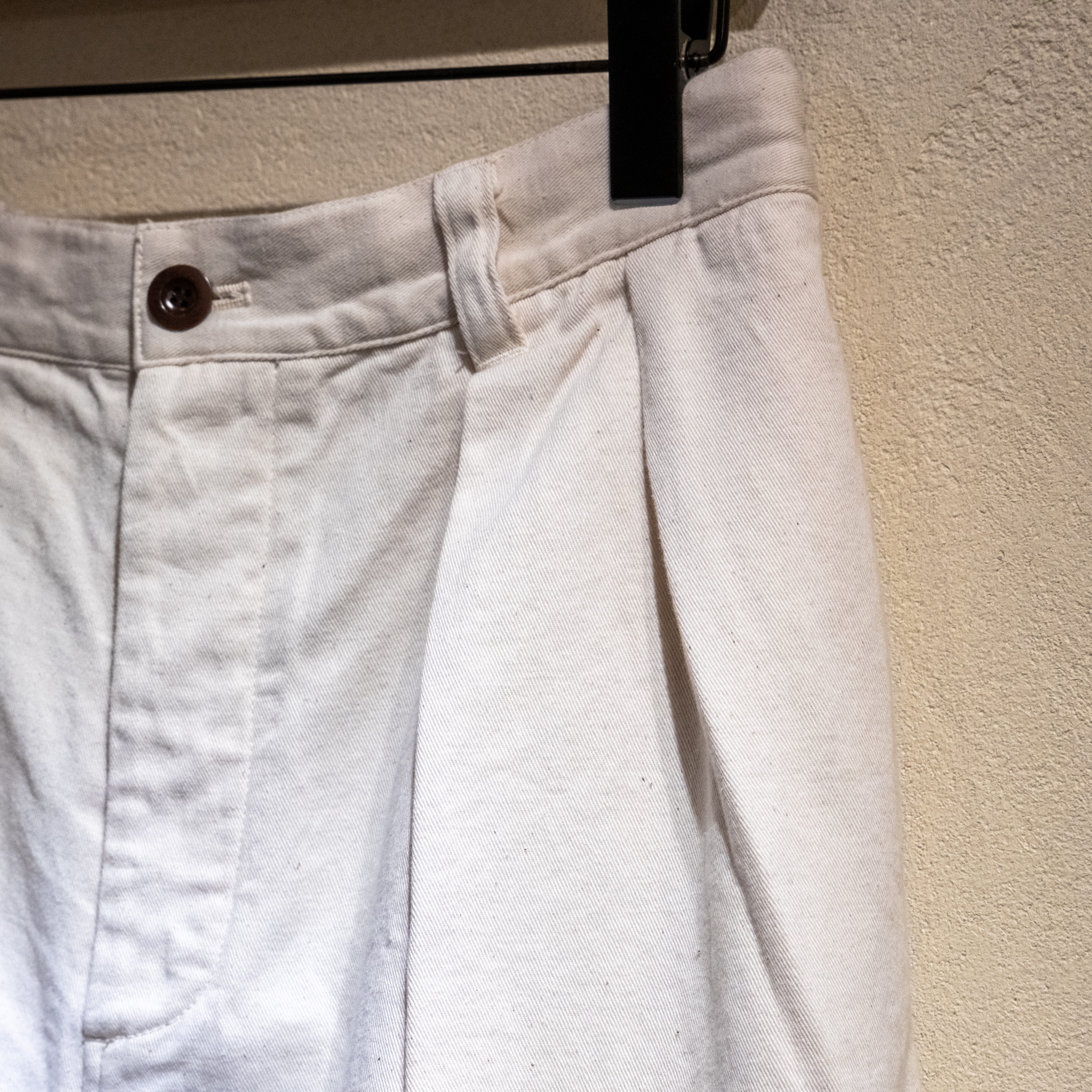 【UpcycleLino】BASIC チノ イージーショーツ NATURAL 1