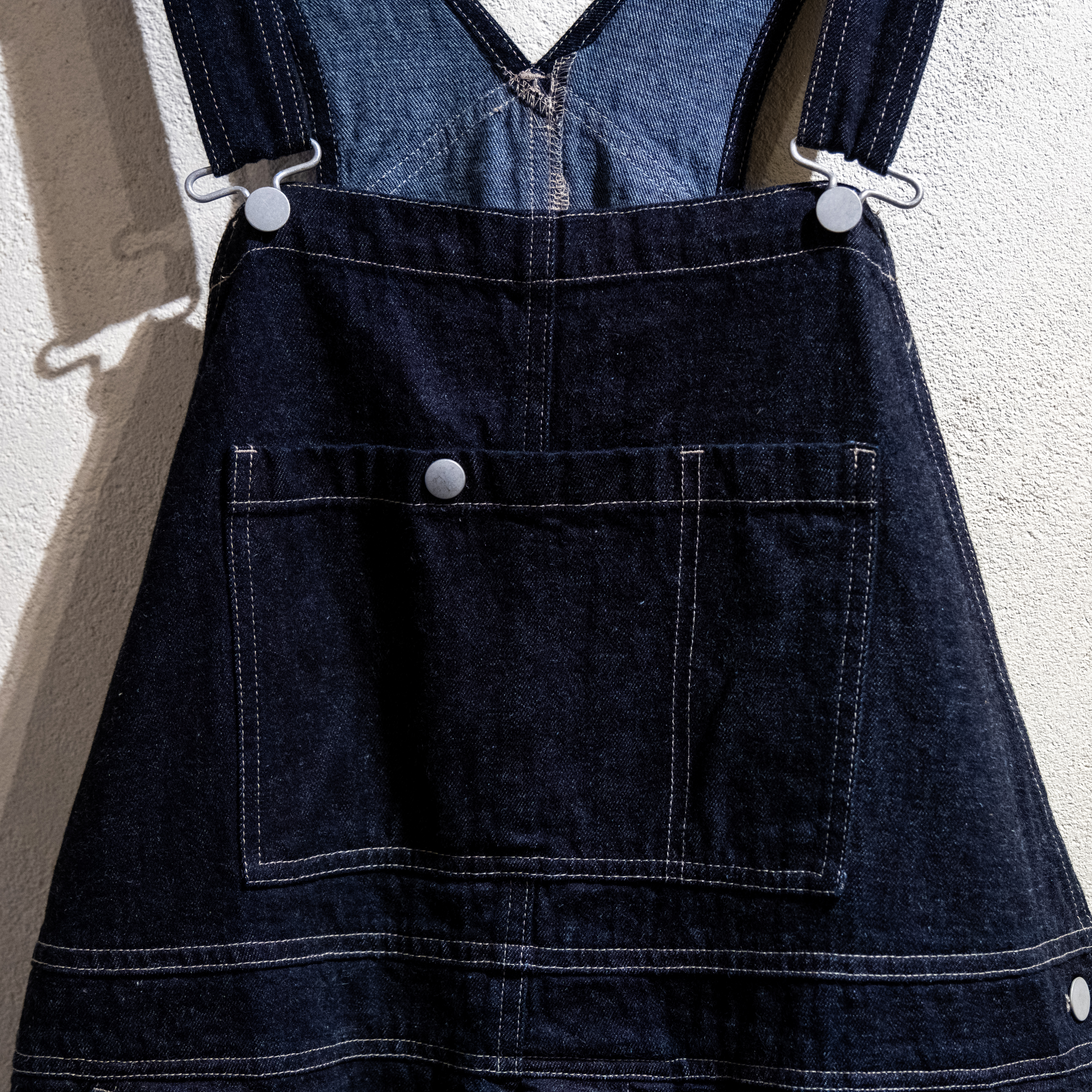 【UpcycleLino】BASIC デニムオーバーオール INDIGO 1