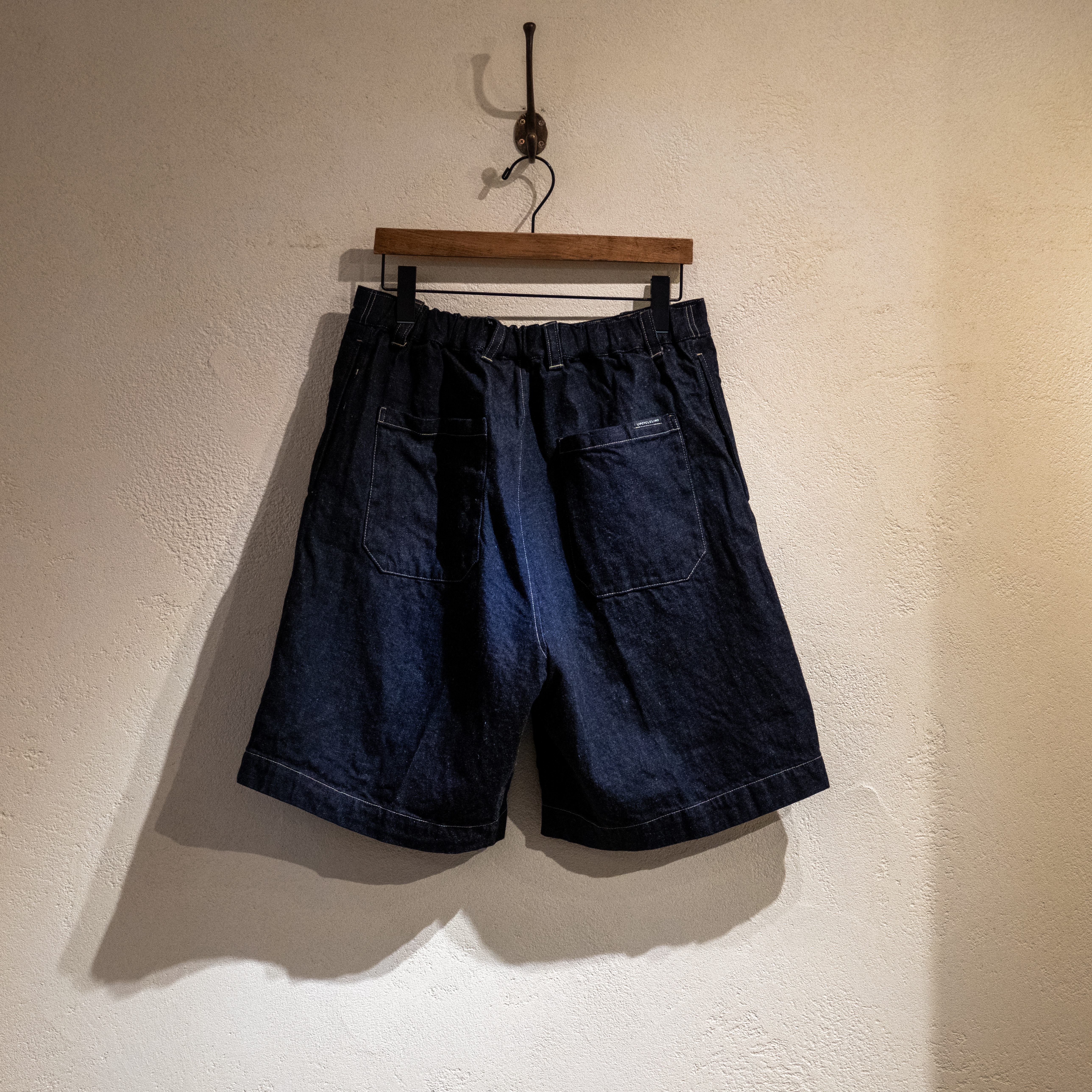 UpcycleLino】BASIC デニム イージーショーツ(1 INDIGO)｜ nest