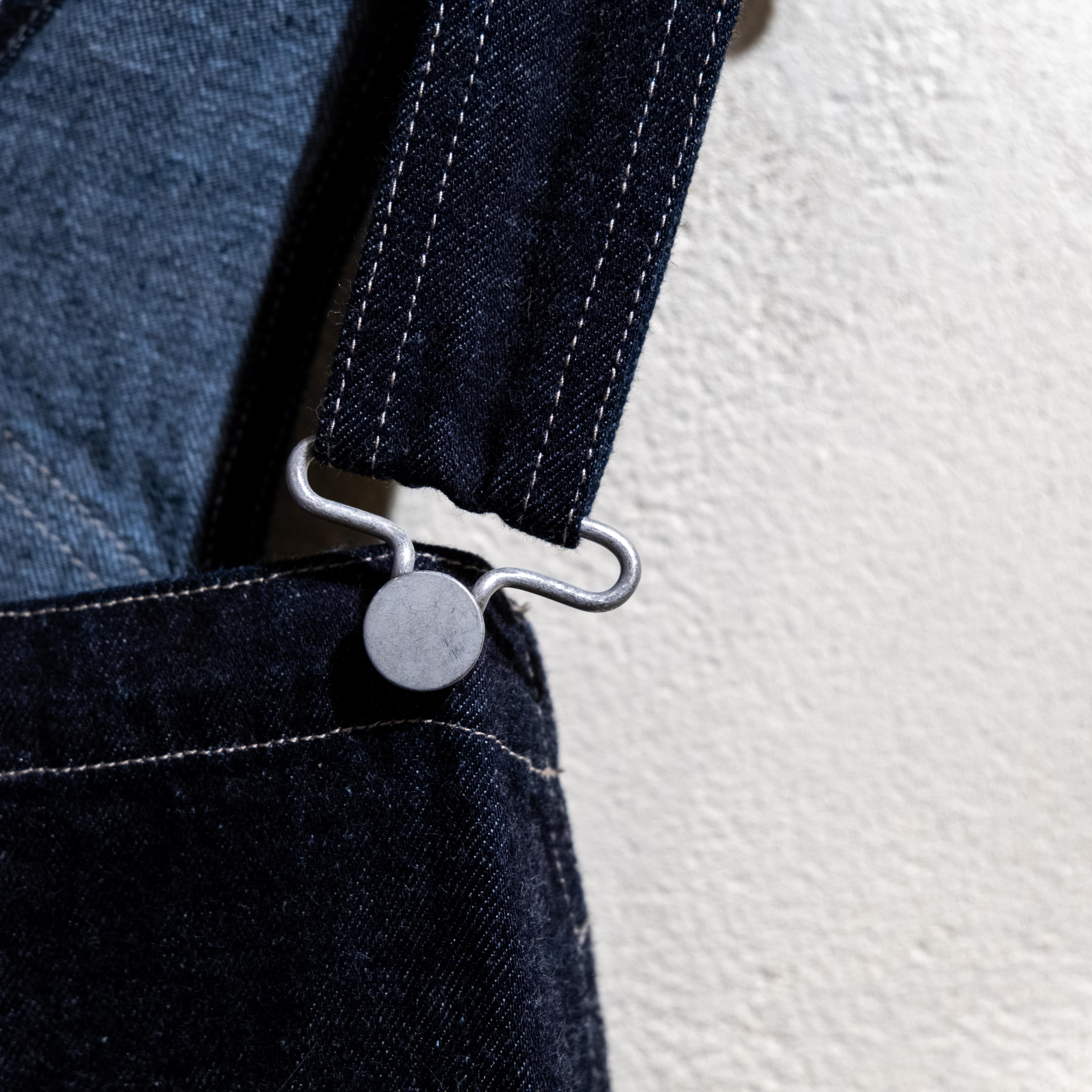 【UpcycleLino】BASIC デニムオーバーオール INDIGO 1