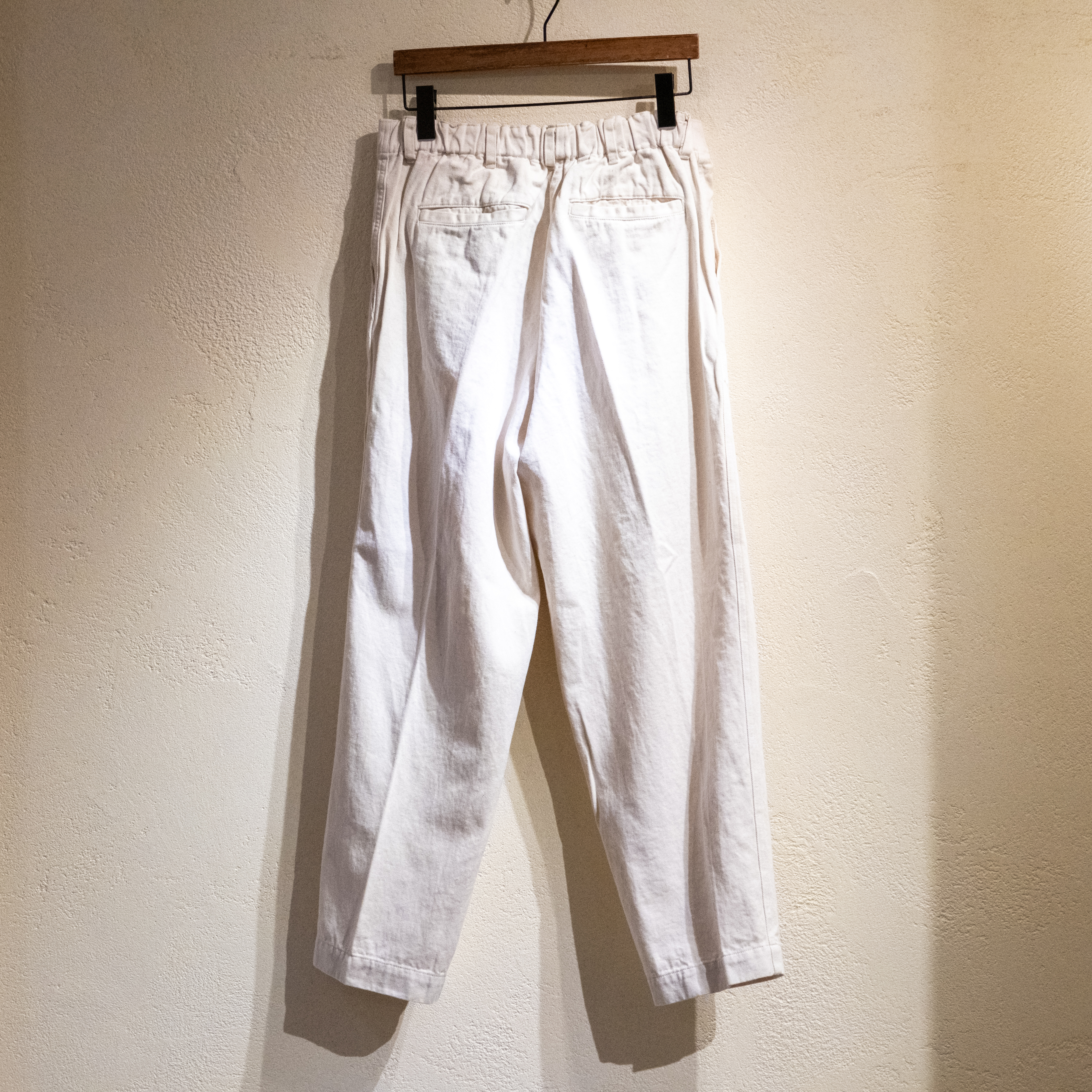 UpcycleLino】BASIC チノ ルーズテーパードパンツ(1 NATURAL UpcycleLino】BASIC チノ ルーズテーパードパンツ(1 NATURAL