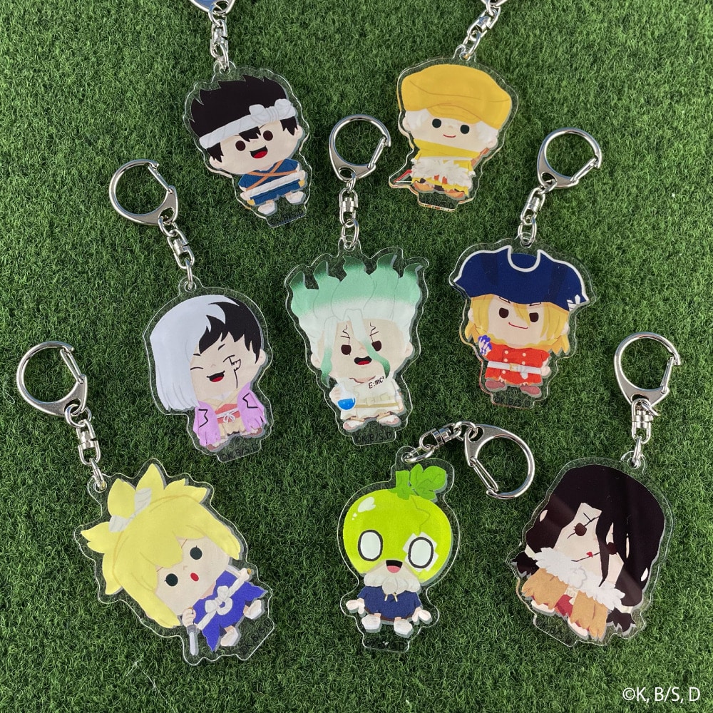 Dr.STONE | ラメアクリルキーホルダー | 08.獅子王 司｜ ANIME-Q