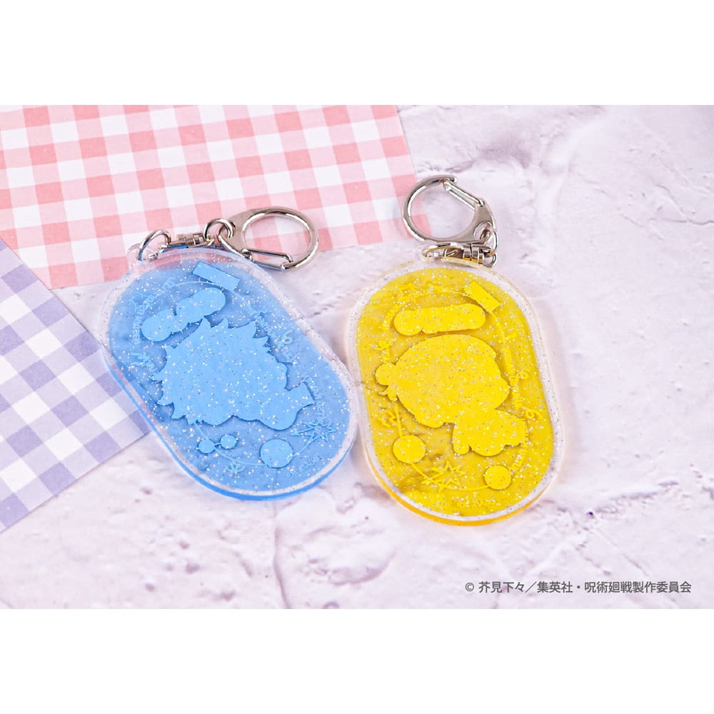 呪術廻戦 懐玉・玉折 ぷにきゅ～と | ラメアクリルキーホルダー | 02.夏油 傑