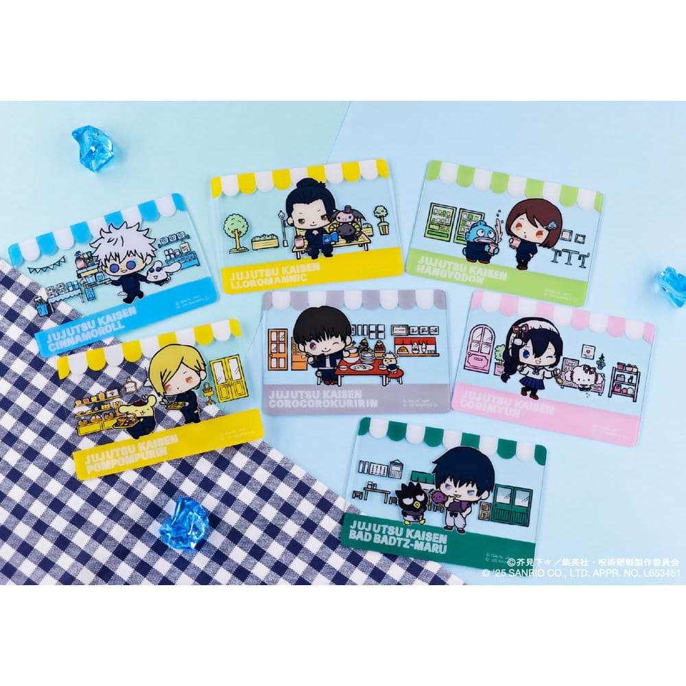 呪術廻戦 × サンリオ キャラクターズ | ランダムクリアカード (全7種) | BOX (全7種コンプリート)