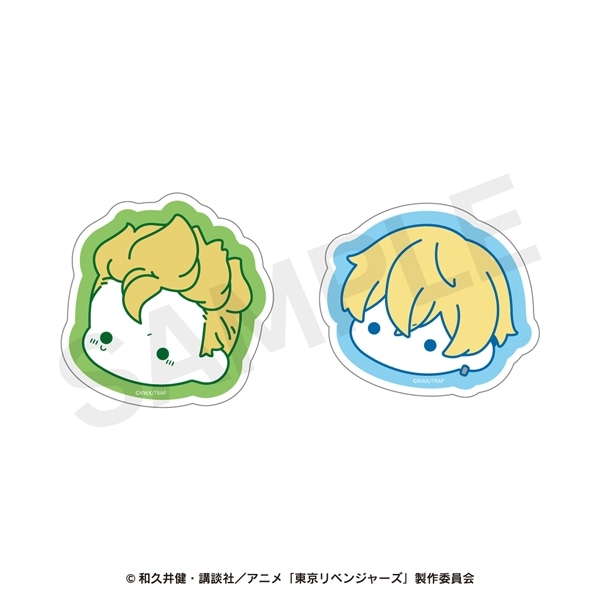 東京リベンジャーズ 天竺編 ぷにきゅ～とシリーズ | ヘアクリップ (2個セット) | 01.タケミチ & 千冬