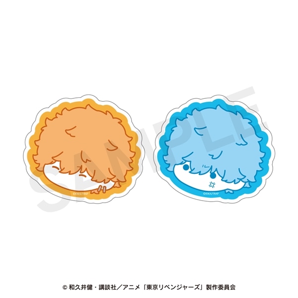 東京リベンジャーズ 天竺編 ぷにきゅ～とシリーズ | ヘアクリップ (2個セット) | 03.スマイリー & アングリー