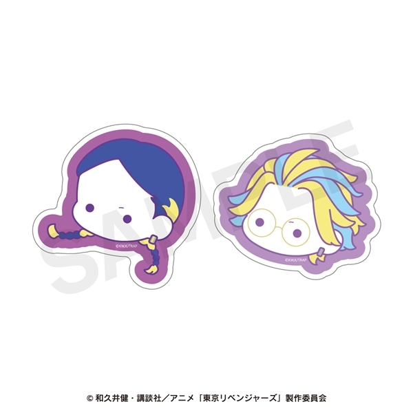 東京リベンジャーズ 天竺編 ぷにきゅ～とシリーズ | ヘアクリップ (2個セット) | 05.蘭 & 竜胆