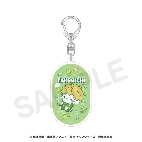 東京リベンジャーズ 天竺編 ぷにきゅ～とシリーズ | ラメアクリルキーホルダー | 01.花垣 武道