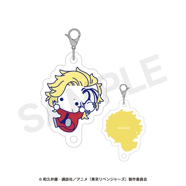 東京リベンジャーズ 天竺編 ぷにきゅ～とシリーズ | 肩掛けストラップ用アクリルキーホルダー | 07.斑目 獅音