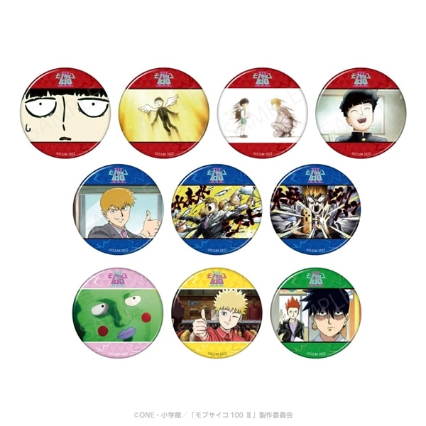 モブサイコ100 Ⅲ | トレーディング 缶バッジ (全10種) | BOX (全10種コンプリート)
