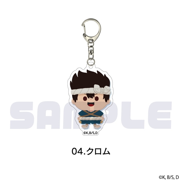Dr.STONE | ラメアクリルキーホルダー | 04.クロム